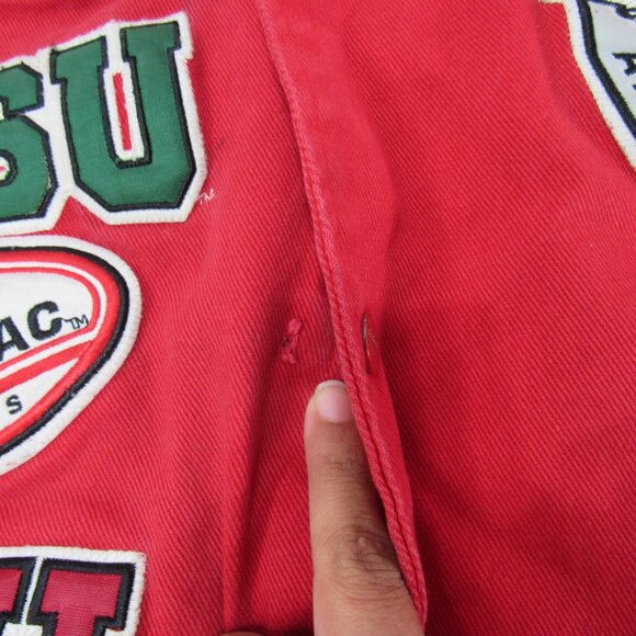 Big Boy Swac Southwestern Athletic Conference Jacket Red Alabama Varsity Men 2XL - Picture 7 of 15